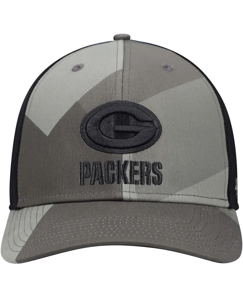 Men's Olive Green Bay Packers Countershade Mvp Dp Trucker Snapback Hat