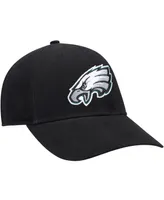 Boys Black Philadelphia Eagles Basic Secondary Mvp Adjustable Hat