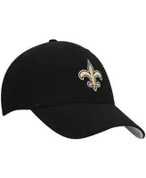 Boys Black New Orleans Saints Basic Mvp Adjustable Hat