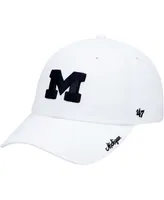 Women's White Michigan Wolverines Miata Clean Up Logo Adjustable Hat