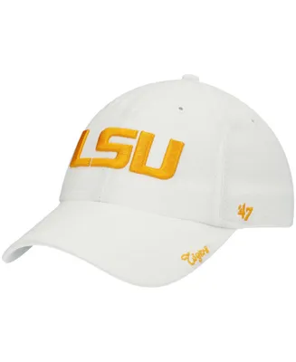 Women's White Lsu Tigers Miata Clean Up Logo Adjustable Hat