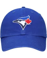 Boys Royal Toronto Blue Jays Team Logo Clean Up Adjustable Hat