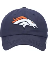 Women's Navy Denver Broncos Miata Clean Up Primary Adjustable Hat