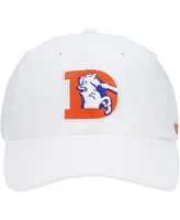 Men's White Denver Broncos Clean Up Legacy Adjustable Hat