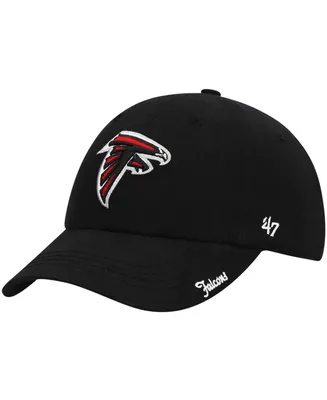 Women's Black Atlanta Falcons Miata Clean Up Primary Adjustable Hat