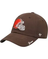 Women's Brown Cleveland Browns Miata Clean Up Primary Adjustable Hat