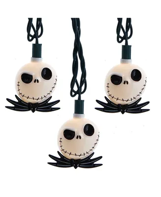 Kurt Adler 10-Light Nightmare Before Christmas Jack Skellington 12 Piece Light Set