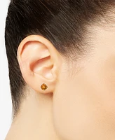 Rhodolite Garnet Stud Earrings (1-1/5 ct. t.w.) Sterling Silver (Also Opal, Citrine, White Topaz, Peridot, Aquamarine, and Amethyst)