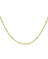 Giani Bernini Small Beaded Singapore 20" Chain Necklace 18k Gold-Plated Sterling Silver, Created for Macy's