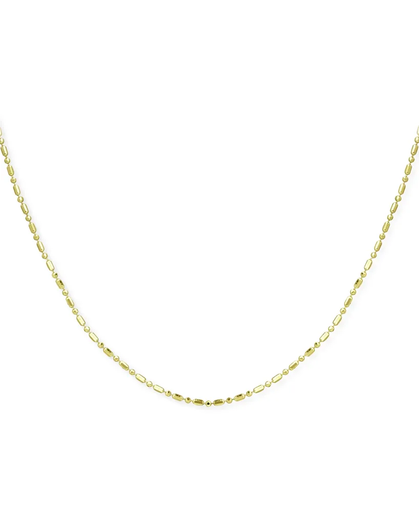 Giani Bernini Dot & Dash Link 24" Chain Necklace in 18k Gold-Plated Sterling Silver, Created for Macy's