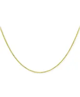 Giani Bernini Box Link 24" Chain Necklace in 18k Gold-Plated Sterling Silver, Created for Macy's