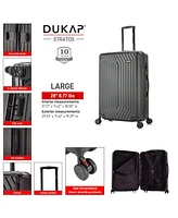 Dukap Stratos Lightweight Hardside Spinner Luggage, 28"