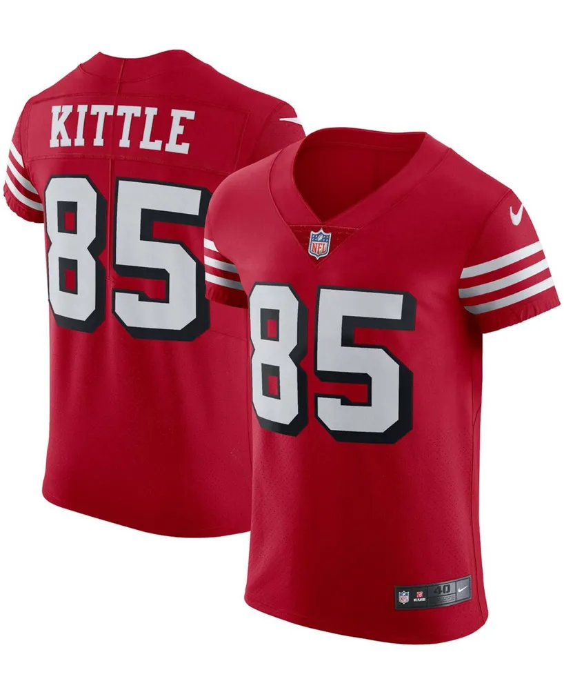 Nike George Kittle San Francisco 49ers White Vapor Limited Jersey - S - Black