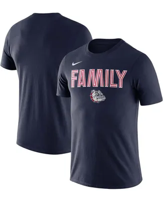 Men's Navy Gonzaga Bulldogs Family T-shirt