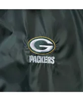 Men's Green Bay Packers Coaches Classic Raglan Full-Snap Windbreaker Jacket