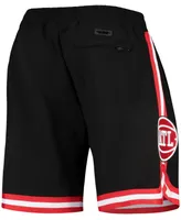 Men's Trae Young Black Atlanta Hawks Historic Logo Player Shorts