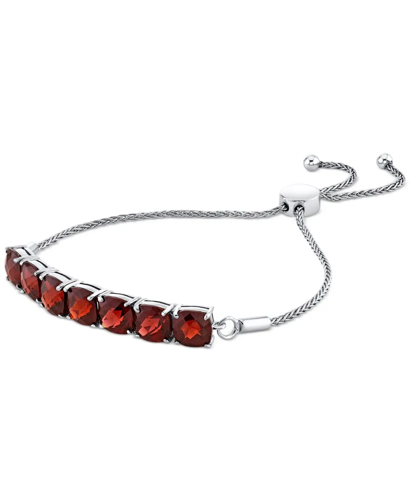 Rhodolite Garnet Bolo Bracelet (2-7/8 ct. t.w.) in Sterling Silver