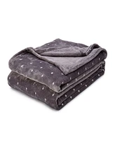 Superior Ultra -Plush Polka Dot Fleece Blanket