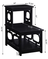 Omega 2 Step Chairside End Table