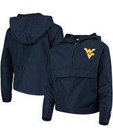 Big Boys and Girls Navy West Virginia Mountaineers Pack Go Windbreaker Jacket