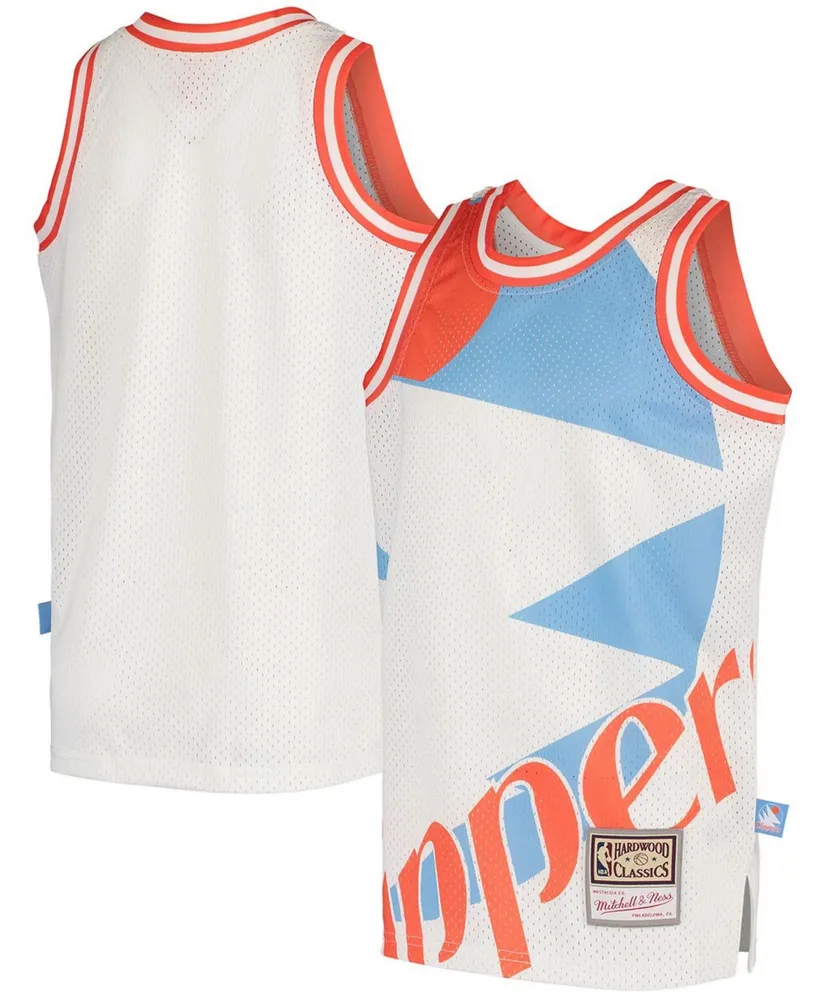 Home, Mitchell & Ness Big Boys and Girls White La Clippers Hardwood  Classics Face 2.0 Jersey