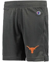 Big Boys and Girls Charcoal Texas Longhorns Classic Mesh Shorts