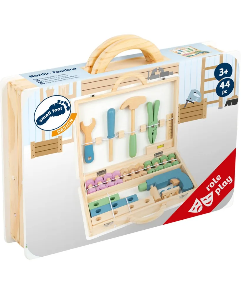 Small Foot Wooden Toys Premium Nordic Toolbox Playset