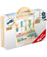 Small Foot Wooden Toys Premium Nordic Toolbox Playset