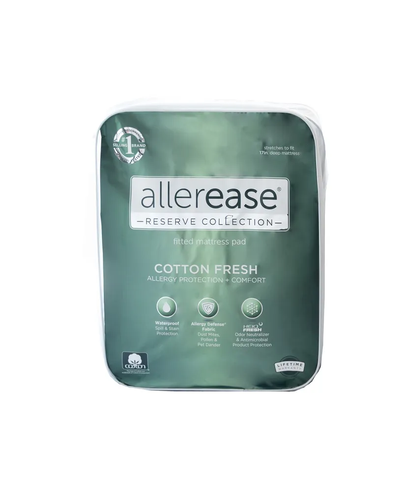 AllerEase Reserve Cotton Fresh Mattress Pad