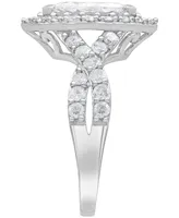 Diamond Marquise Bridal Set (2 ct. t.w.) in 14k White Gold