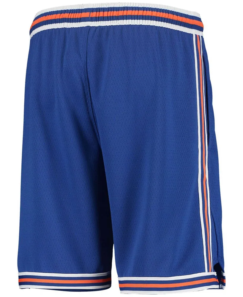 Big Boys and Girls Blue New York Knicks 2019/20 Swingman Performance Shorts - Statement Edition