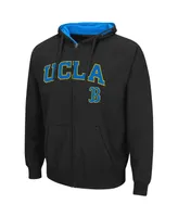 Men's Black Ucla Bruins Arch Logo 3.0 Full-Zip Hoodie