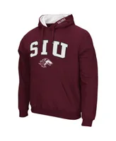 Colosseum Men's Southern Illinois Salukis Arch and Logo Pullover Hoodie