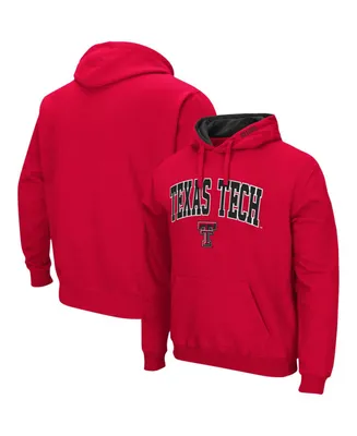 Men's Red Texas Tech Raiders Arch Logo 3.0 Pullover Hoodie