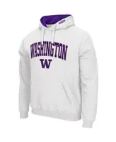 Men's White Washington Huskies Arch Logo 3.0 Pullover Hoodie