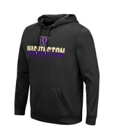 Men's Black Washington Huskies Lantern Pullover Hoodie