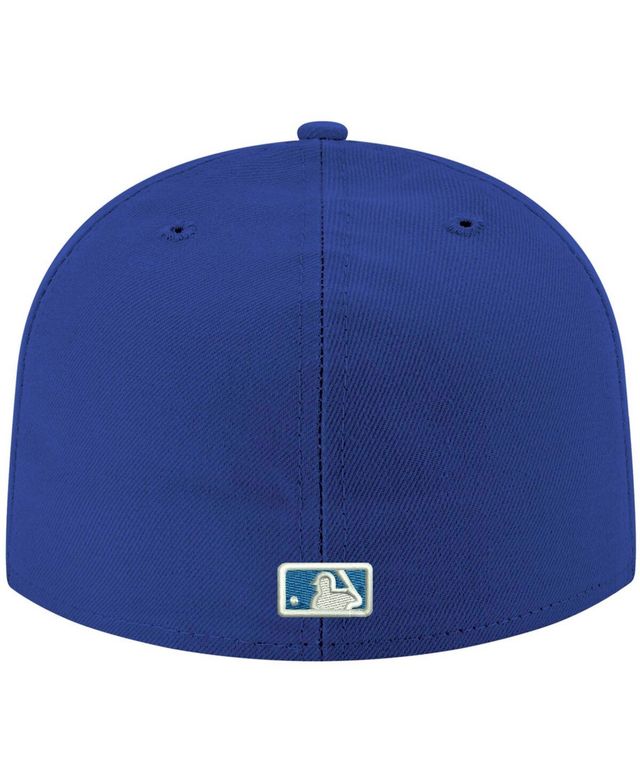 Men's Royal Toronto Blue Jays Logo White 59FIFTY Fitted Hat