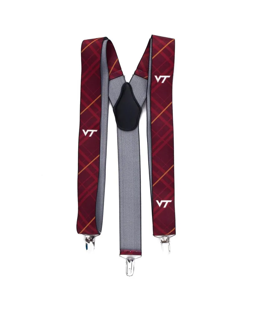 Men's Maroon Virginia Tech Hokies Suspenders