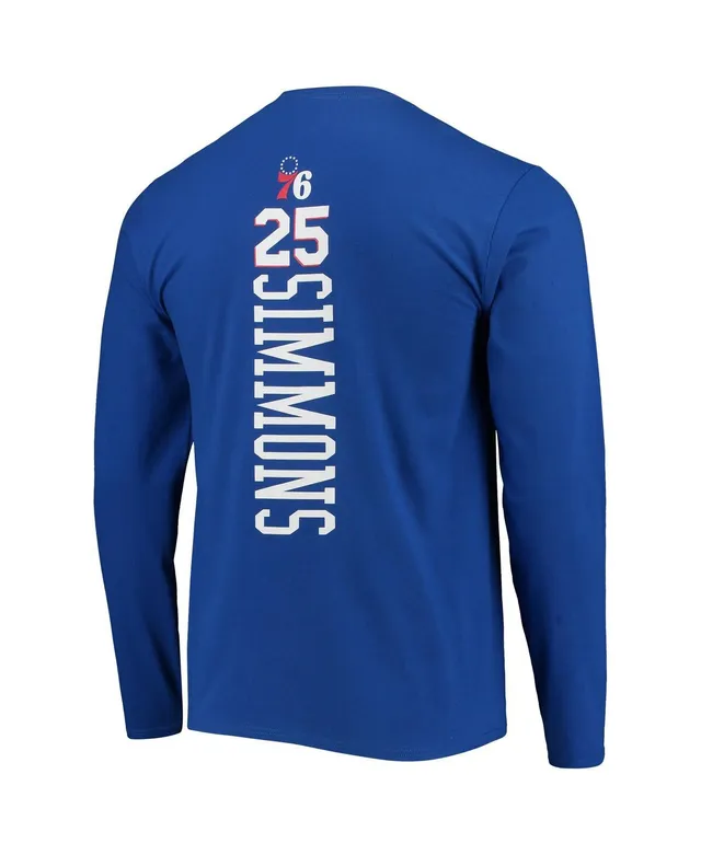 Ben Simmons Philadelphia 76ers Nike Select Series Rookie of the Year Name  and Number T-Shirt - Blue