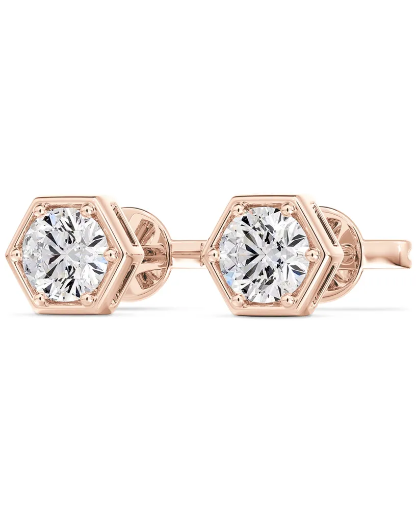 Portfolio by De Beers Forevermark Diamond Honeycomb Stud Earrings (1/2 ct. t.w.)