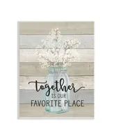 Stupell Industries Together is Our Favorite Place Wall Plaque Art
