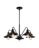 Cole 5-Light Farmhouse Industrial Led Pendant