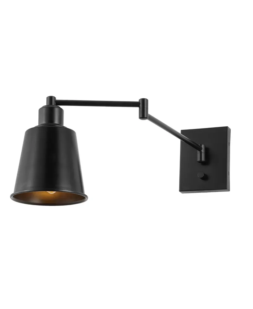 Cary Iron Contemporary Swing Arm Wall Light