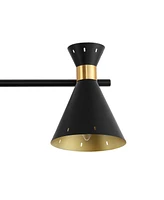 Elroy 3-Light Iron Retro Contemporary Led Track Light