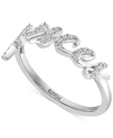 Effy Diamond Zodiac Pisces Ring (1/10 ct. t.w.) Sterling Silver