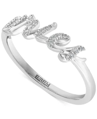 Effy Diamond Zodiac Aries Ring (1/10 ct. t.w.) Sterling Silver