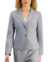 Le Suit Women's Notch-Collar Pantsuit