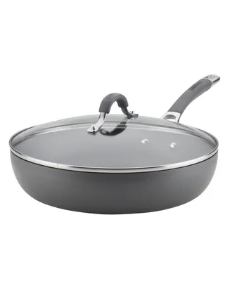 Circulon Radiance Hard-Anodized Nonstick 12" Covered Deep Skillet