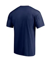 Men's Navy Dallas Cowboys Hometown Collection State Shape T-shirt