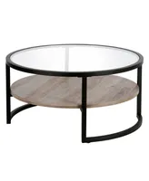 Winston 34.75" Round Coffee Table